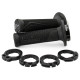 Domino off road d-lock grip (з адаптерами для фаркопів - ktm, husqvarna, gasgas, HONDA, kawasaki, suzuki, YAMAHA) колір чорний