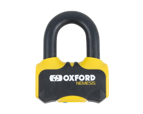 Oxford протикрадіжний замок для гальмівних дисків nemesis 16мм колір жовтий flow