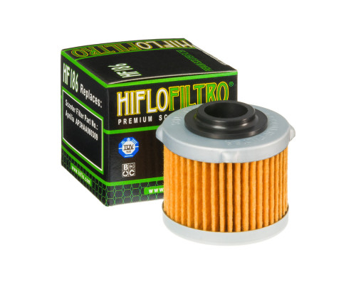 Hiflo HF186 Фільтр оливи Aprilia Scarabeo 125/200 (50)