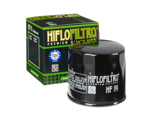 Hiflo HF191 Фільтр оливи для мотоцикла Triumph Bonneville 800 '01-'04 Daytona 955 '99-'04 Speed Triple Sprint 955 '01-'04 Tiger 955 '01-'04 Benelli BN 302 '15-'20 TRK 502 '17-'23 Leoncio 500 '16-'23 BN 600 '14-'16