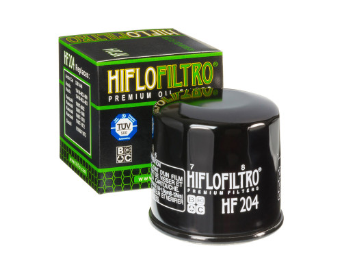 Hiflo HF204 фільтр оливи для мотоцикла HONDA/Kawasaki/YAMAHA чорний
