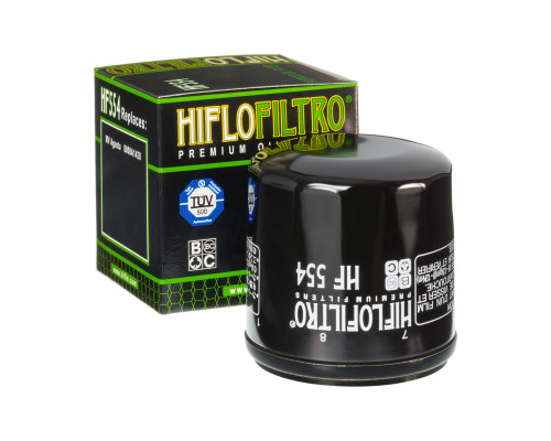 Hiflo HF 554 Фільтр оливи MV Augusta 50 мл Чорний