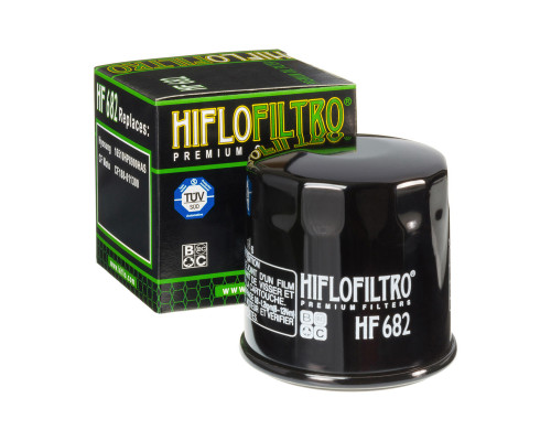 Hiflo HF682 Фільтр оливи Hyosung TE450 2008-2011 CF Moto CF450 MT/NK/SR 2023-2024 CF650 MT/NK/TK 2014-2024 Quadzilla 500/600 Benelli TRK702/X 2023-2024 Moto Morini X-Cape/Siemmezzo