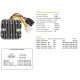 DZE РЕГУЛЯТОР НАПРУГИ POLARIS SPORTSMAN EFI 700/780/800 '05-'06 (12V/35A) (40111 Racing00, 4010538) (ESR819)