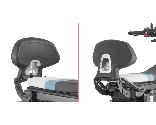 Givi, CE 02, спинка пасажира, для BMW, чорний