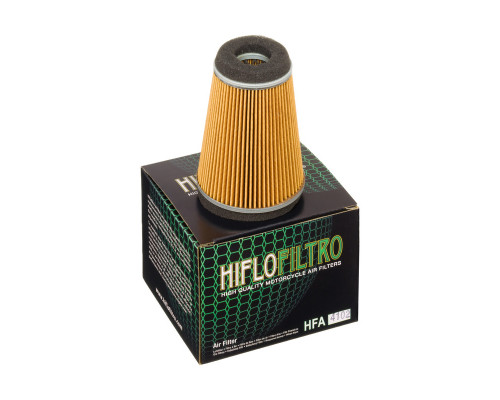 Hiflo, фільтр повітря, YAMAHA XC 125T/K Cygnus R, 1995-2003, чорний