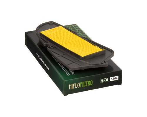 Hiflo, фільтр повітря, SYM 125/200 HD/HD2 03-15, Peugeot HD 125/200 03-15, чорний