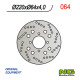 Диск гальмівний задній suzuki an 125/150 burgman '02-'05 (220x64x4) (4x10,5mm)