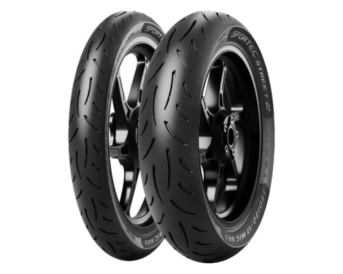 Metzeler Sportec Street 2 Шина 100/80-14 48S TL M/C Передня/Задня DOT 25/2024