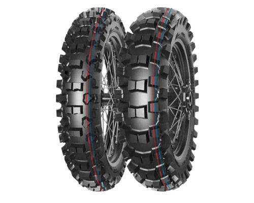 MITAS ШИНА 90/90-14 TERRA FORCE-MX IT PIT CROSS (CZERWONO-NIEBIESKI PASEK) 46M TT ПЕРЕДНІ DOT 2025 (DOT:XJDP) (ZAMIENNIK:70001000)