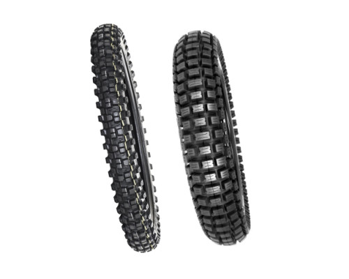 MOTOZ MOUNTAIN HYBRID BFM SUPER SOFT Шина 120/100-18 TT Задня Зелений/Синій 68M DOT 02/2025