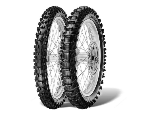 Шина pirelli 80/100-12 scorpion mx soft nhs 50m зад dot 05/2024