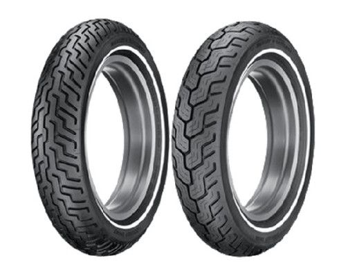 DUNLOP ШИНА MT90B16 D402 72H TL ПЕРЕДНІ SW W?SKI БІЛИЙ PAS HARLEY-DAVIDSON DOT 42/2023