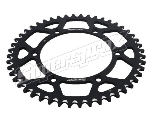 Задня зірочка алюмінієва supersprox 7075-t6 (ergal) 289 51 honda cr/crf '83-'16 (jtr210.51) чорний