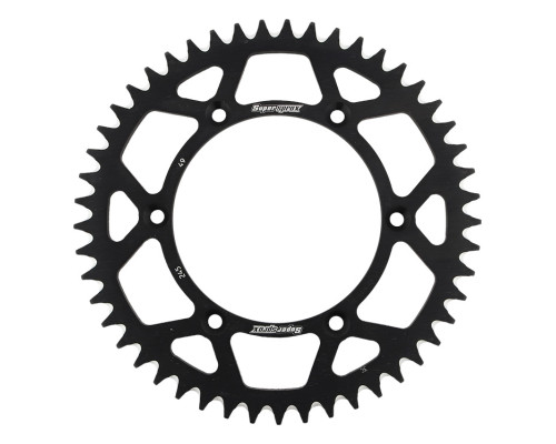 Задня зірочка алюмінієва supersprox 7075-t6 (ergal) 270 49 yamaha yz/yzf '99-'18 (jtr251.49) (jtr245/2.49) чорний