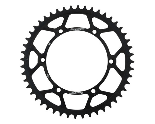 Зарінка задня supersprox 489 48 kawasaki kx/kxf `84-18 (jtr460.48) чорна сталь