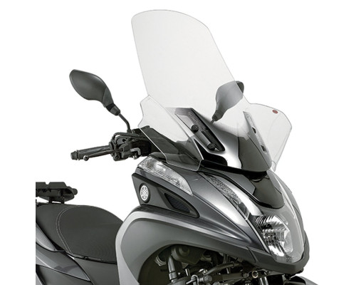 Лобове скло kappa YAMAHA triciЗАДНІ125-155 (14-19), mbk tryptik 125 (14-17) 74 x 63 прозоре - потрібен монтаж d2120kitk
