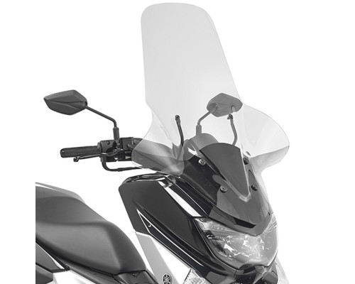 Kappa glass YAMAHA n-max 125-155 (15-19) 81.5 x 64.5 cm clear - needed mounting d2123kitk