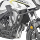 Кришка двигуна kappa HONDA cb 500 x (19) чорна - верхня