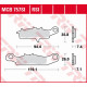 Тормозні колодки trw lucas kh342 kh349 sinter offroad kawasaki kfx 450 / 700 04-14, kvf 700 04-06, передні