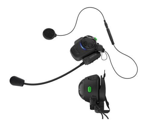Sena SMH5 Інтерком Мотоциклетний Bluetooth 3.0 до 700м з мікрофоном на дужці та швидким кріпленням (1 комплект) Чорний