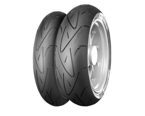 CONTINENTAL ШИНА 190/55ZR17 CONTISPORTATTACK (75W) TL M/C ЗАДНІ DOT 27/2024 (244395)