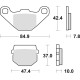 Тормозні колодки trw lucas kh83/2 organic honda mb 80 80-84, suzuki rm 80 86-88 передні (акція)