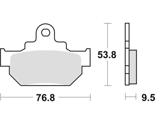 Тормозні колодки trw lucas kh106/2 organic honda mbx 125 84, suzuki rm 250 86, dr 600 85-89, dr 650 90-91, перед (акція)