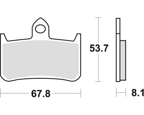 Тормозні колодки trw lucas kh187 organic honda rvf 750 94-97, cb 900 hornet 02-06, cb 1300 x4 97-99, kawasaki klr 250 82-84, перед (акція)