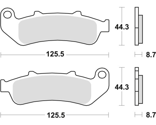 Тормозні колодки trw lucas kh189 sinter street honda cbr 1000 f dual 93-00 передні/задні (продаж)