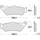 Тормозні колодки trw lucas kh209 kh209/2 sinter street aprilia pegaso 650 97-10 etv 1000 caponord 01-09, bmw f 650 / cs / gs / dakar / st 94-08 g 650 08-14 f 700 / 800 / 750 / 850 gs / adv 08 -, r 1200 gs / adv 14-18 k 1600 gt / gtl 11-, передній / задній