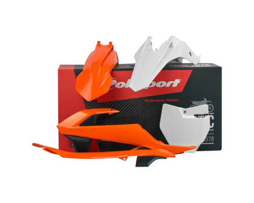 Пластиковий набір polisport ktm sx 65 '16-'23 колір oem помаранчевий