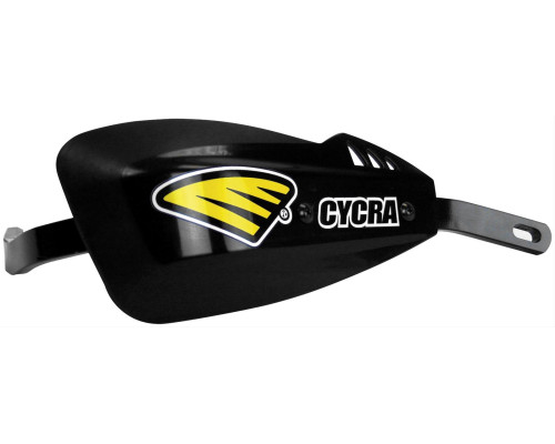 Захисні щитки для рук cycra (рукоятки - алюмінієвий сердечник) з кріпленнями (28,6 мм - кріплення 1cyc-1156-12 в комплекті) модельна серія одного кольору - чорного кольору