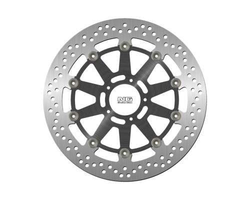 Диск гальмівний передній ng ktm superduke 1290 14-18 (320x64x5.0mm) (5x8.5mm) плаваючий (алюмін. центр)