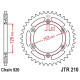 Jt задня зірочка 289 45 honda cr/crf '83-'25 ultralight self-cleaning (28945jtsc) (ланцюг 520)