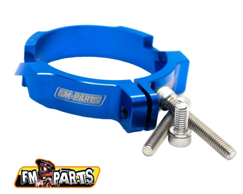 FM-PARTS WZMOCNIENIE WYLOTU WYDECHOWEGO (FLANSZA) KTM/HUSQVARNA '17-'24 колір NIEBIESKI