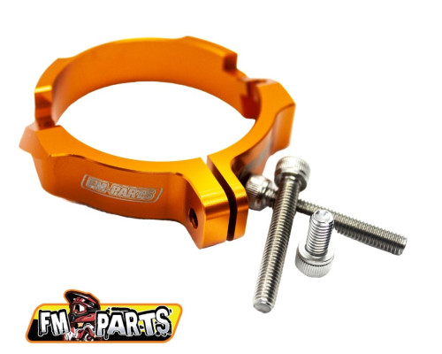 FM-PARTS WZMOCNIENIE WYLOTU WYDECHOWEGO (FLANSZA) KTM/HUSQVARNA '17-'24 колір ПОМАРАНЧЕВИЙ