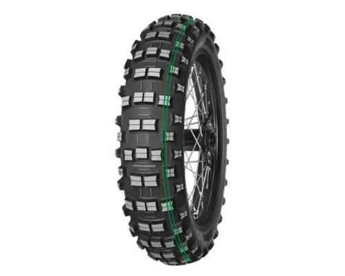 Mitas Terra Force-EF Pro Super Soft Шина 140/80-18 TT Задня Подвійний Зелений Пасок DOT 01/2025