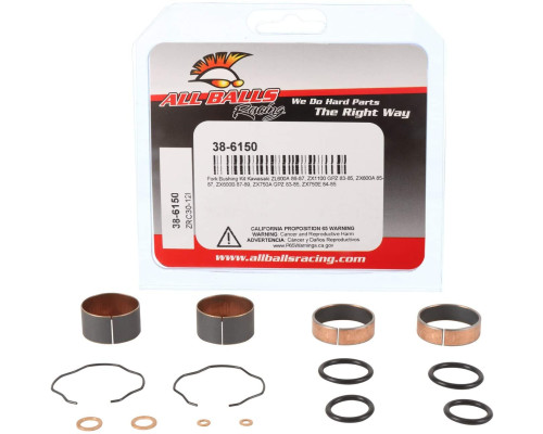 All balls втулки передньої підвіси kawasaki zl600a 86-87, zx1100 gpz 83-85, zx600a 85-87, zx600b 87-89, zx750a gpz 83-85, zx750e 84-85, yamaha yzfr3 19