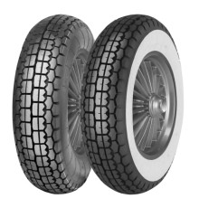 Mitas, ШИНА 3.50-8 B 13, для мотоцикла, 46J TT 4PR, білий бік, до 100 км/год, перед/зад, DOT 13/2025