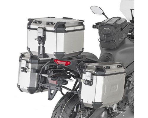 Kappa, Стелаж Бічні футляри Monokey Cam Side, для YAMAHA Tracer 9 '21, під кофри KFR K'Force Alu, Чорний