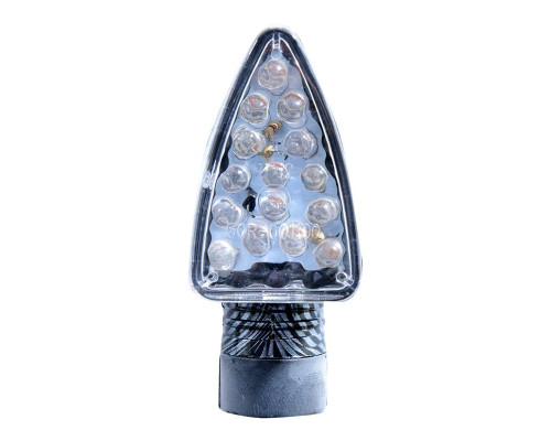 Світлодіодна стрілка oxford indicator lights (ce) - 2 штати (включають резистори) кольор карбону, короткий кріплення