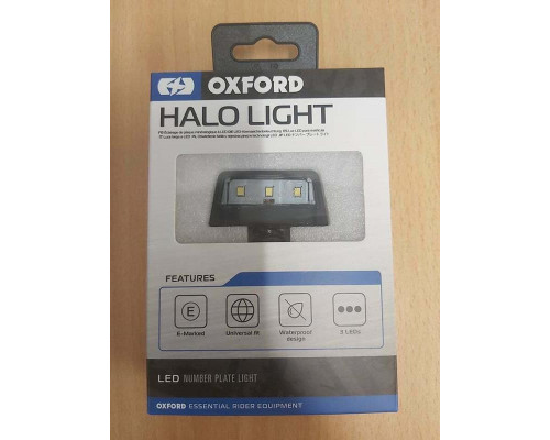 Oxford led підсвічування номерного знака halo - три потужні діоди