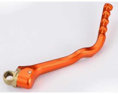 ВАЖІЛЬ СТАРТЕРА ACCEL (КІК) АЛЮМІНІЙ KTM SX/EXC 250/300 '11-16, SXF 250/350/450/530 '06-'12, EXC 300 '11-16, EXCF 350 '12-16, EXC 450/500/525 '12-16, HUSQVARNA TE 250/300 '14-16, TC 250 '16 ORANGE