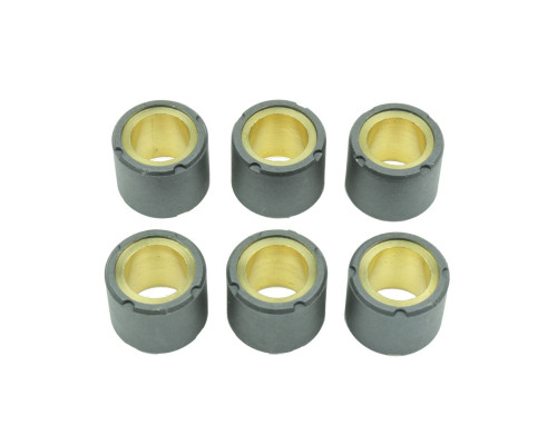 Athena rolki wariatora 6 szt. 20x17 mm 9 gr. yamaha x-max / x-ciЗАДНІ/ majesЗАДНІ125, aprilia atlantic / leonardo 125, kymco movie / dink 125, piagigo liberЗАДНІ/ skipper / hexsagon / x9 125, suzuki burgman 125, honda dylan / nes / sh 125 / 150
