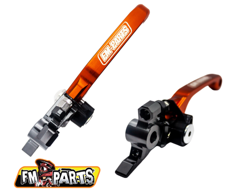 Fm-parts комплект важеля зчеплення та гальма для ktm '15-'23 brembo, колір помаранчевий
