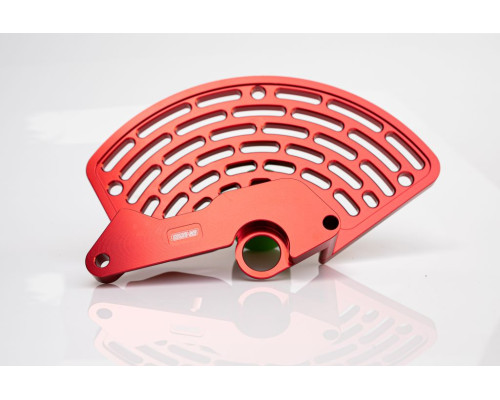 FM-PARTS АЛЮМІНІЄВА НАКЛАДКА ПЕРЕДНЬОГО ГАЛЬМІВНОГО ДИСКА BETA RR 250/300/350 '13-'24 ЧЕРВОНА