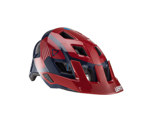 ВЕЛОСИПЕДНИЙ ШОЛОМ LEATT (ДИТЯЧИЙ) MTB ALLMTN 1.0 JUNIOR V22 ШОЛОМ CHILLI КОЛІР ЧЕРВОНИЙ/ТЕМНО-СИНІЙ РОЗМІР XS (50-54 см)