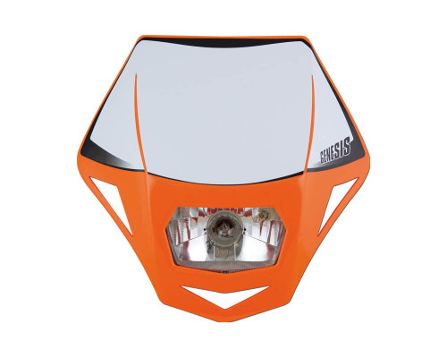 Лампа передня racetech (rtech) genesis orange -