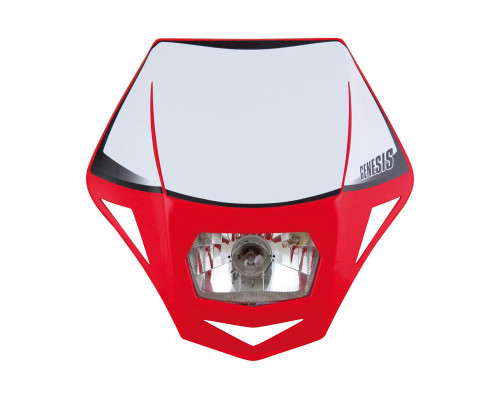 Racetech (rtech) фара genesis husqvarna red (12v/35w) -